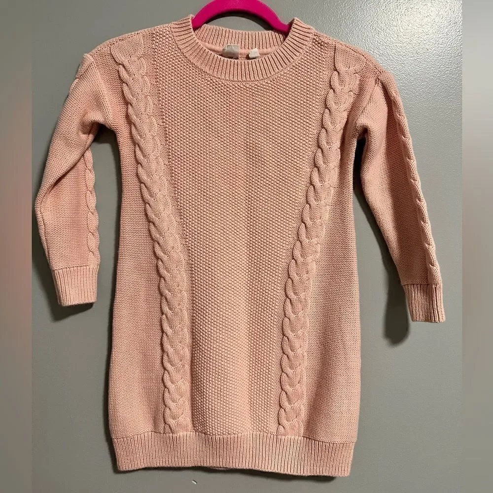 Gap kids pink sweater dress. Size S